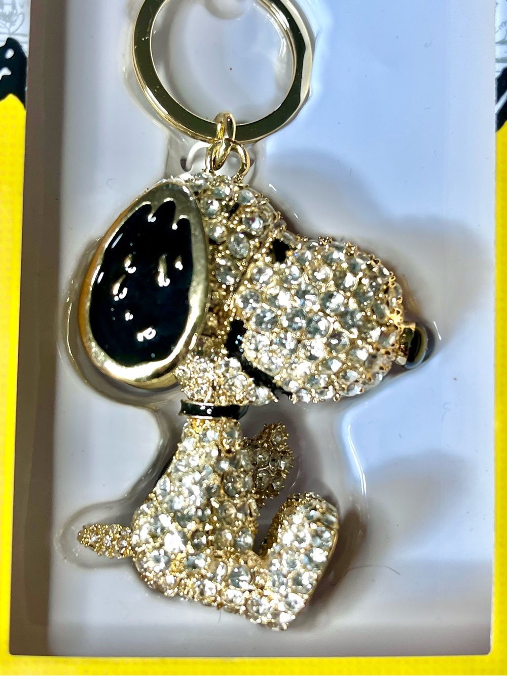 Snoopy Peanuts 3D Bling Keychain Bag Charm Travel Accessories - Picture 2 of 6